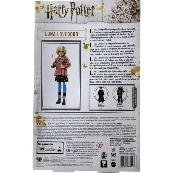NIB Luna Lovegood 10" Collectible Doll | Mattel Wizarding World of Harry Potter - Picture 4 of 4
